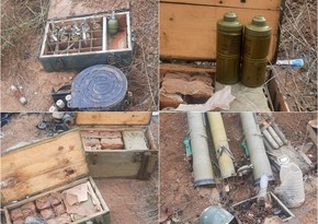 Ammunitions left by Armenians found in Jabrayil 