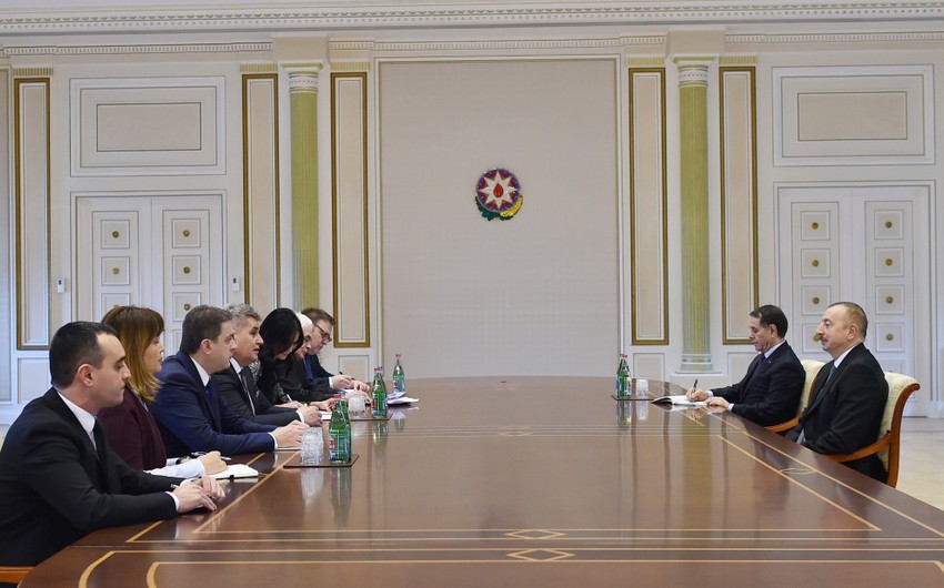 Президент Ильхам Алиев принял председателя парламента Черногории