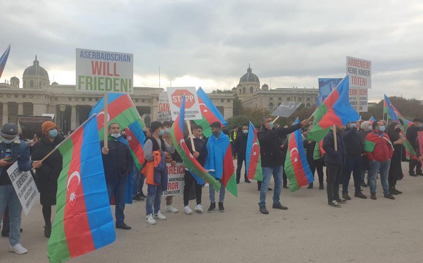 Азербайджанцы Австрии провели акцию