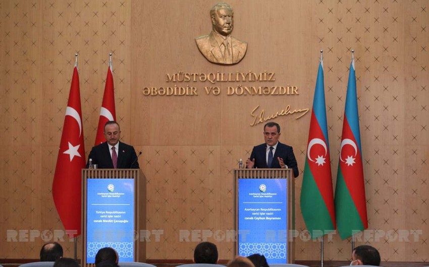 Issues discussed by Azerbaijani and Turkish FMs made public 