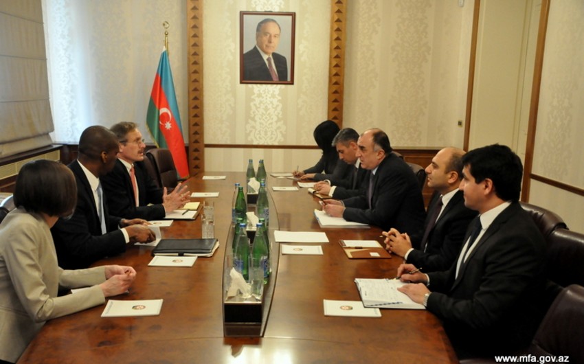 Foreign Minister Elmar Mammadyarov received the newly appointed US Ambassador