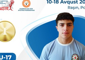 Азербайджанский тяжелоатлет стал чемпионом Европы, установив рекорд