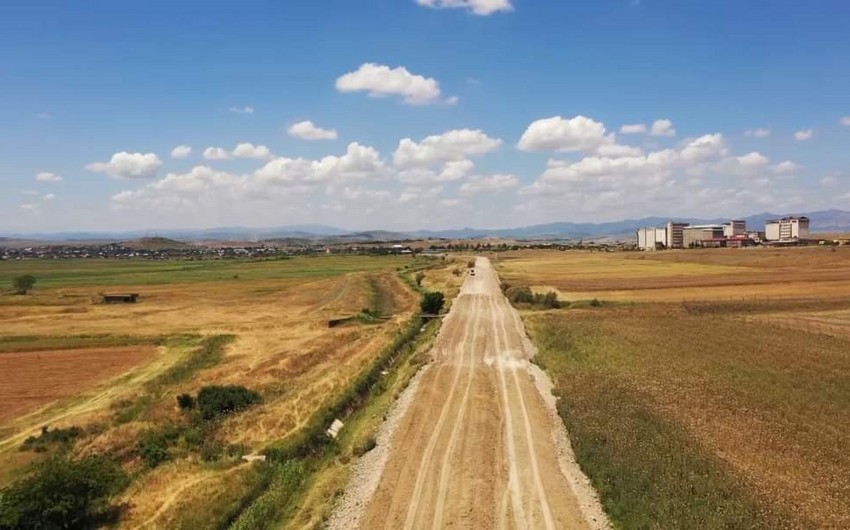 Gürcüstanda azərbaycanlıların yaşadığı iki rayon arasında yeni yol çəkilir