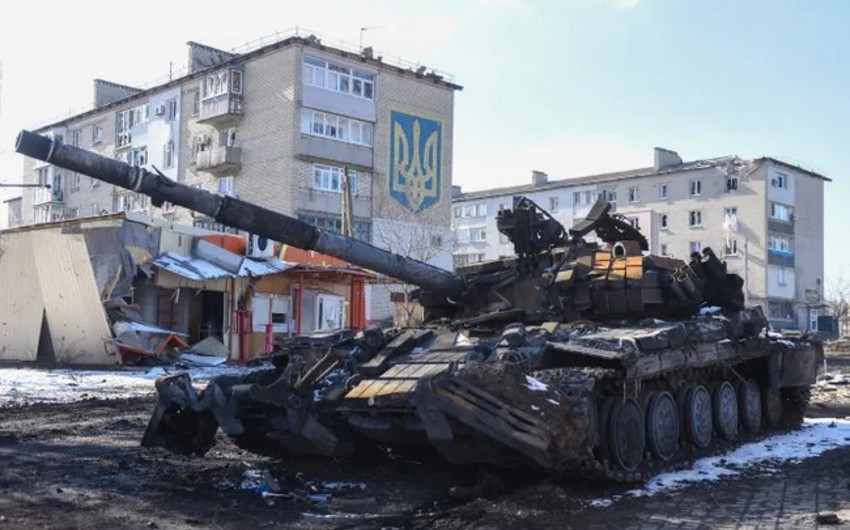 Ukrayna Baş Qərargahı: Məhv edilmiş Rusiya tanklarının sayı 1 500-ə çatır