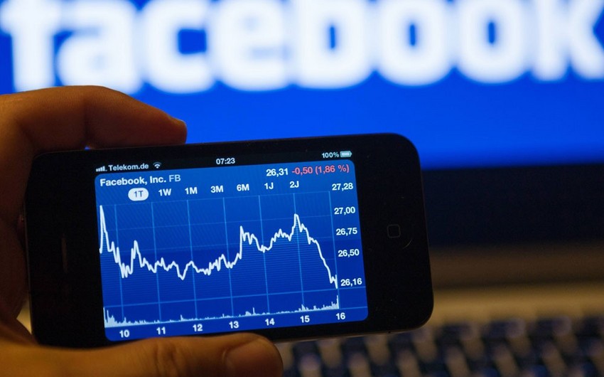 Price of Facebook share declining