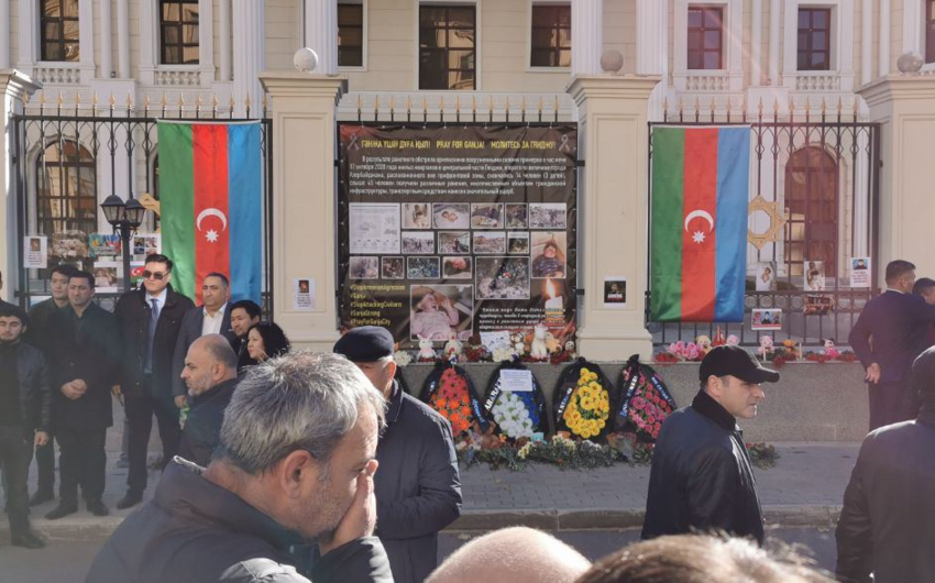 Перед посольством Азербайджана в Казахстане прошла акция поддержки