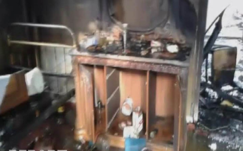 В Геранбое сгорел частный дом - ФОТО