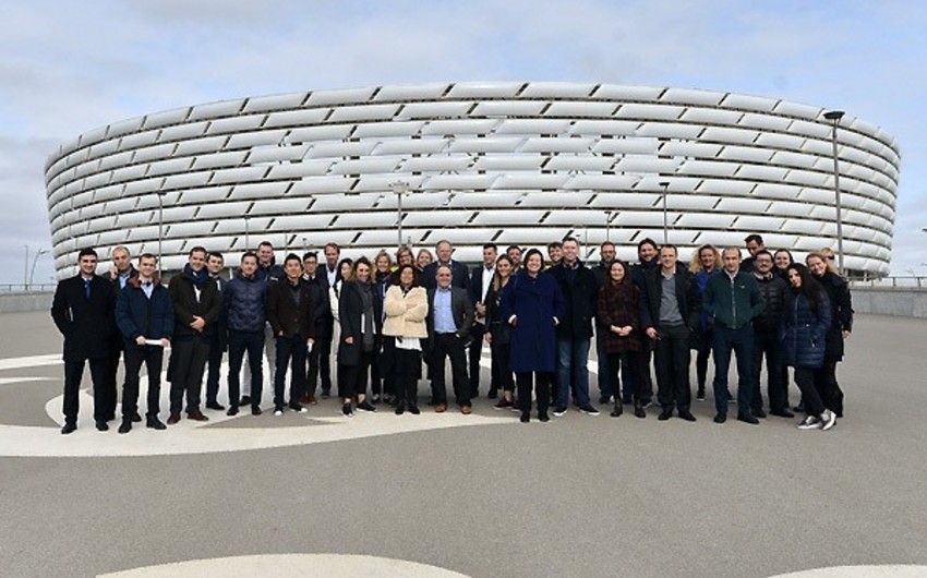 Партнеры финальной встречи Лиги Европы побывали в Баку