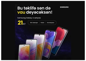 VAU! Samsung Telefonu Al 21 Aya Ödə!