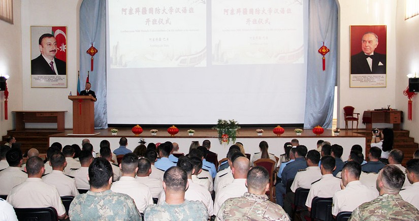 Azerbaijan's National Defense University launches Chinese Language course 