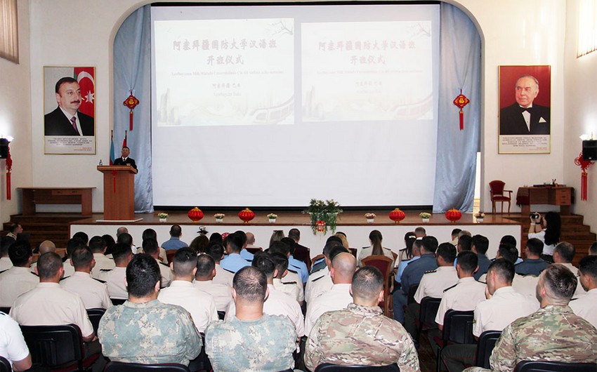 Azerbaijan's National Defense University launches Chinese Language course 