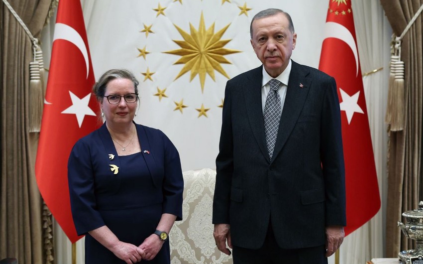 Erdogan receives credentials of Israel's new ambassador