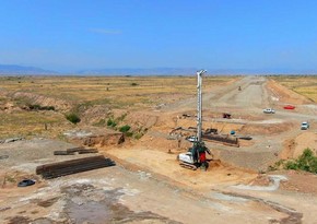 Строительство автодороги Агдам-Физули завершится в этом году