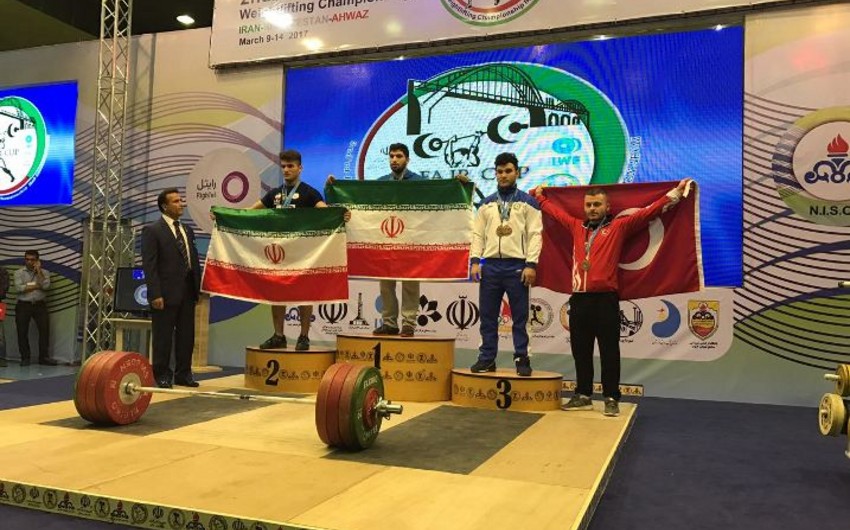 Azərbaycan ağır atleti İranda keçirilən turnirdə bürünc medal qazanıb