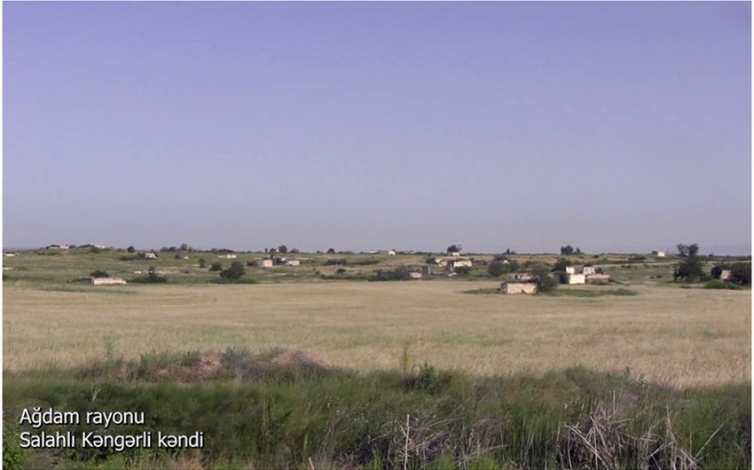 Footage from Salahli Kangarli village of Aghdam - VIDEO