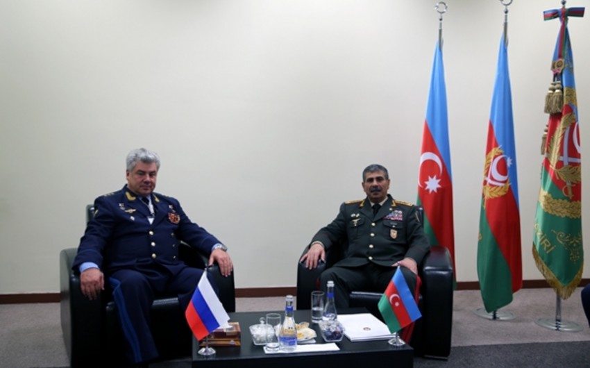 Закир Гасанов встретился с главнокомандующим Воздушно-космическими силами РФ