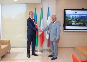 Italian ambassador to Azerbaijan meets with rector of ADA University