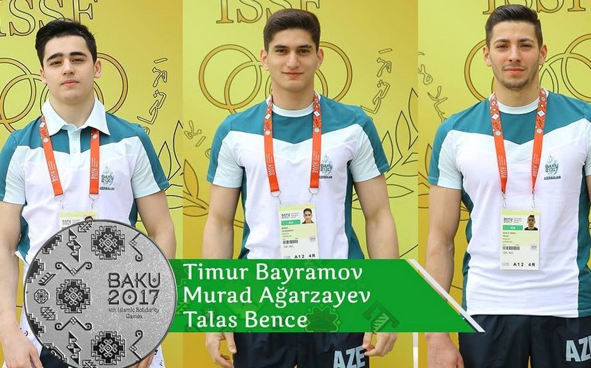Azərbaycanın kişi idman gimnastikası üzrə komandası İslamiadada gümüş medal qazanıb