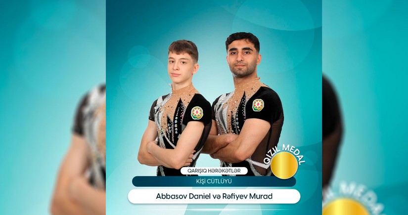 Azerbaijani acrobatic gymnasts crowned world champions