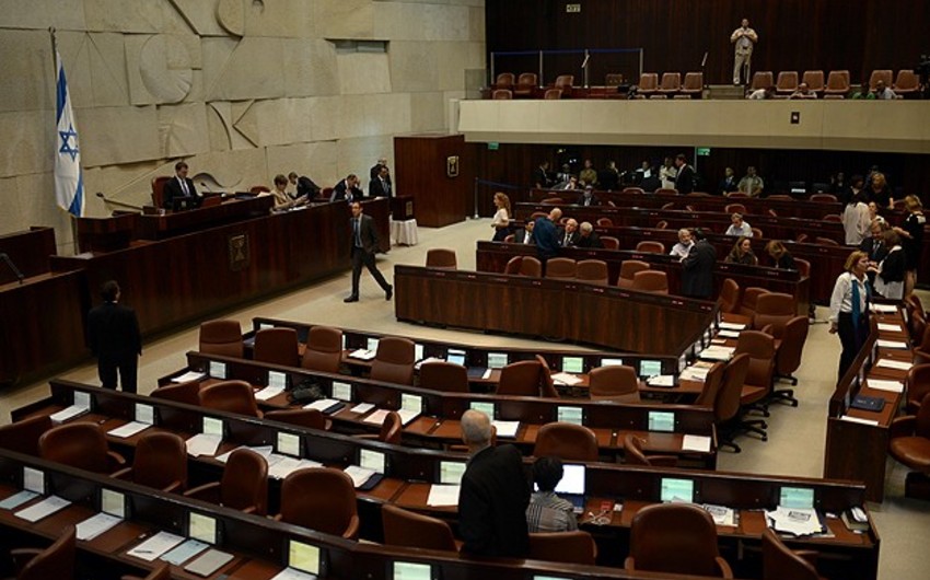 İsrail parlamentinin buraxılması barədə qərar qəbul edilib