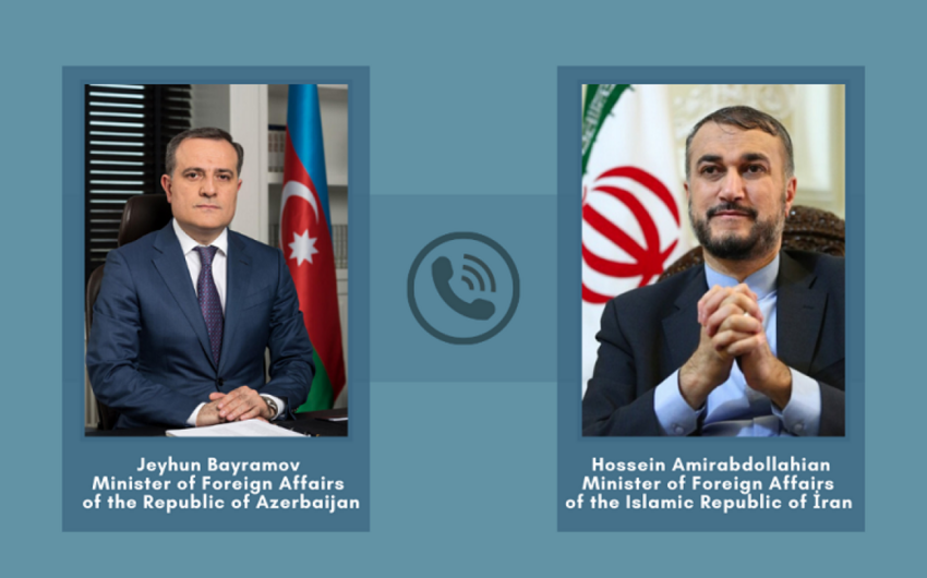 Foreign ministers of Azerbaijan, Iran speak on phone