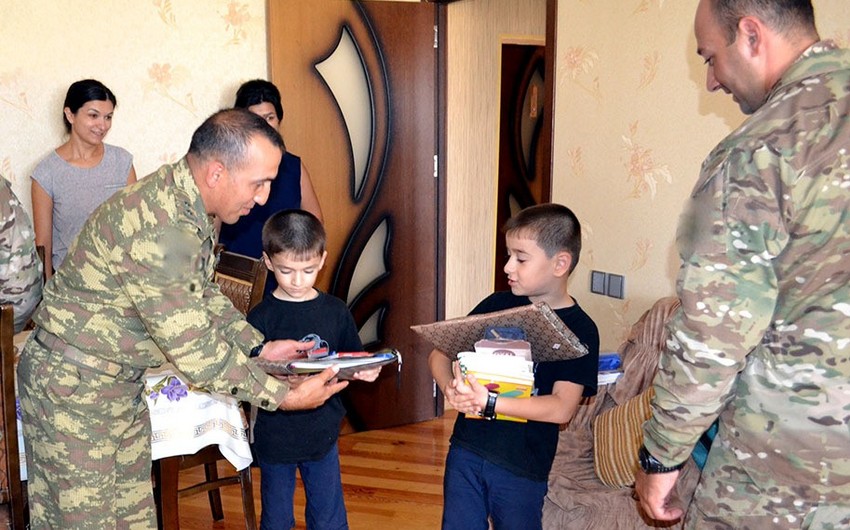Представители минобороны проводят встречи с семьями шехидов и инвалидами Карабахской войны