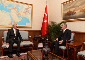 Hulusi Akar meets with Turkey's special rep to Armenia