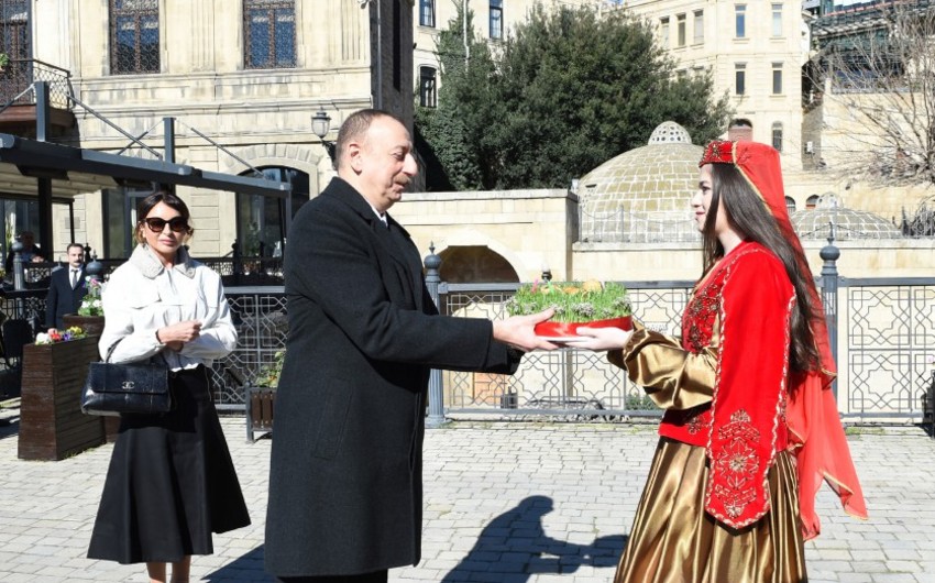 Prezident İlham Əliyev Novruz şənliyində iştirak edib