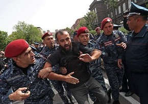 Number of people detained during protest action in Yerevan climbs to 74