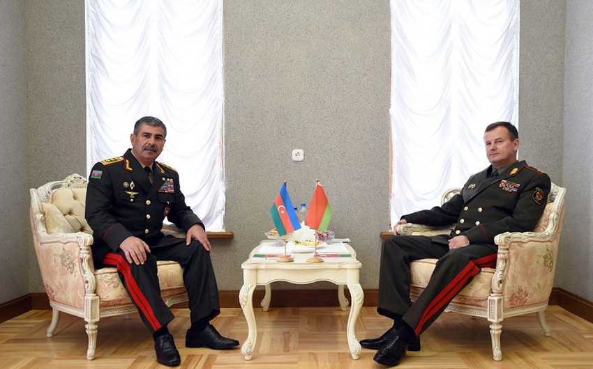 Между министерствами обороны Азербайджана и Беларуси подписан план сотрудничества