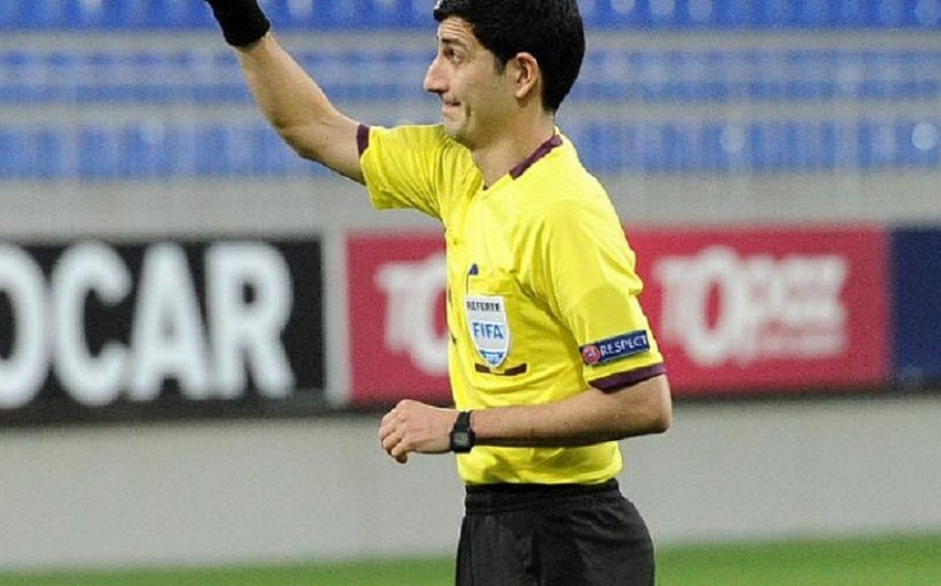 Azerbaijani FIFA referee appointed to UEFA Youth League 1/4 finals match
