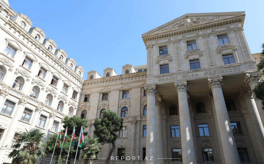 Azerbaijani MFA issues statement