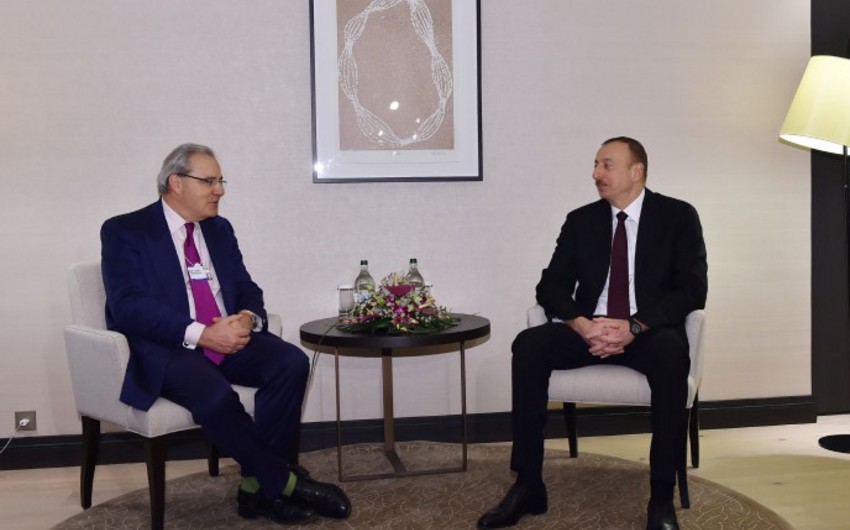 ​Ильхам Алиев встретился с генеральным исполнительным директором компании «Gaz de France Suez»