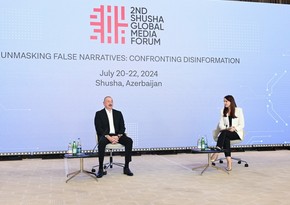 President Ilham Aliyev speaks at opening of Second Global Media Forum in Shusha