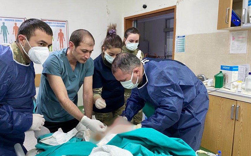 Военно-медицинский персонал из Азербайджана приступил к работе в Кахраманмараше