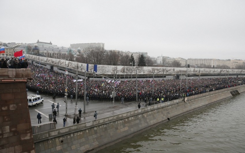 ​В России прошли акции памяти убитого политика Бориса Немцова