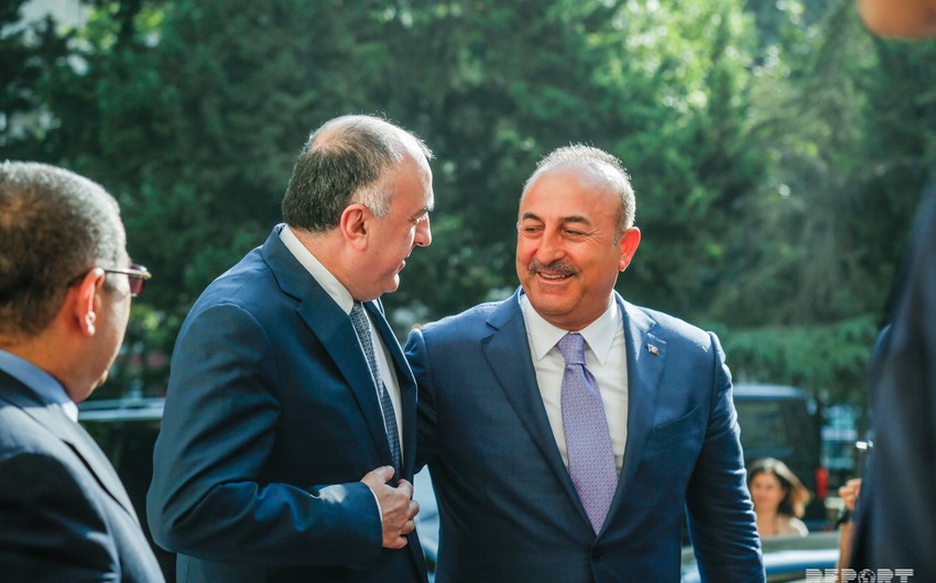 Azerbaijani and Turkish FMs hold meeting in expanded format - UPDATED