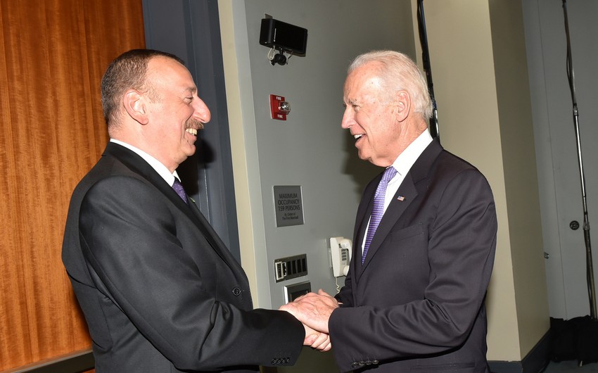 Joe Biden addresses letter to Ilham Aliyev