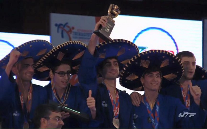Сборная Азербайджана по тхэквондо стала победителем чемпионата мира между командами