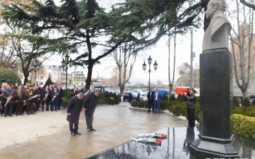 Ümummilli lider Heydər Əliyevin xatirəsi Gürcüstanda yad edilib