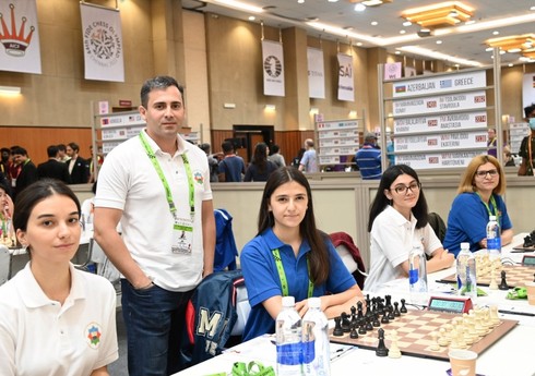 Шахматная олимпиада: Женская сборная Азербайджана сыграла вничью с Румынией