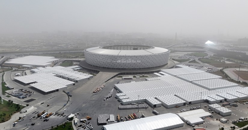 COP29 Əməliyyat Şirkəti: Bakı Olimpiya Stadionunda Mavi Zonanın 95 %-i tamamlanıb