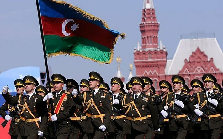 Azerbaijani military to march at Moscow parade