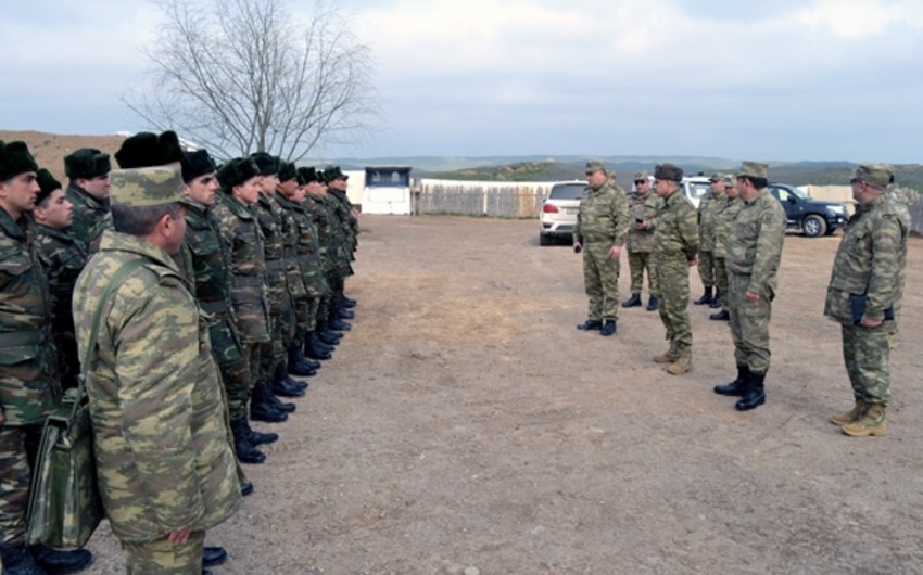 Военный прокурор Азербайджана и замминистра обороны посетили расположенные в прифронтовых регионах воинские части