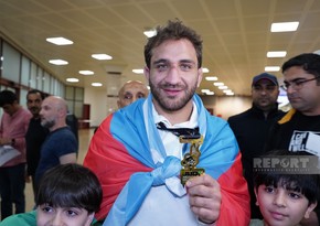 Чемпион мира по дзюдо Хидаят Гейдаров вернулся на родину