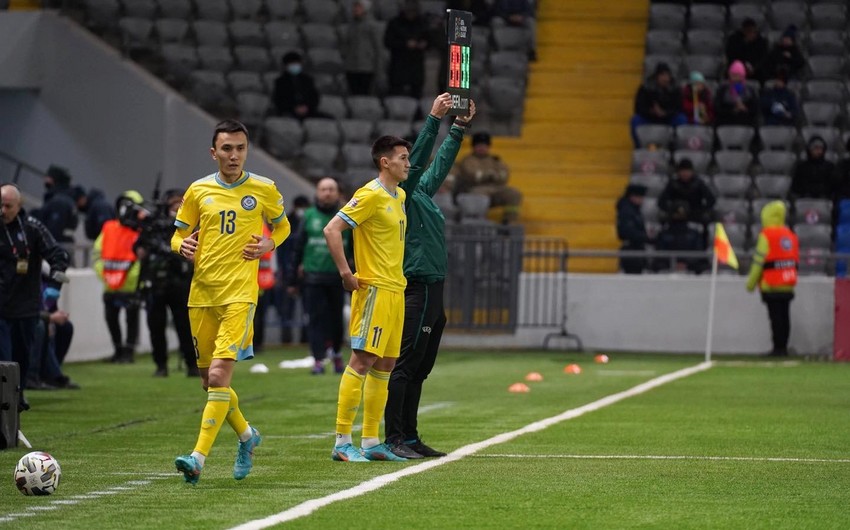 Qazaxıstan millisi Azərbaycanla oyundan öncə daha bir futbolçusunu itirib