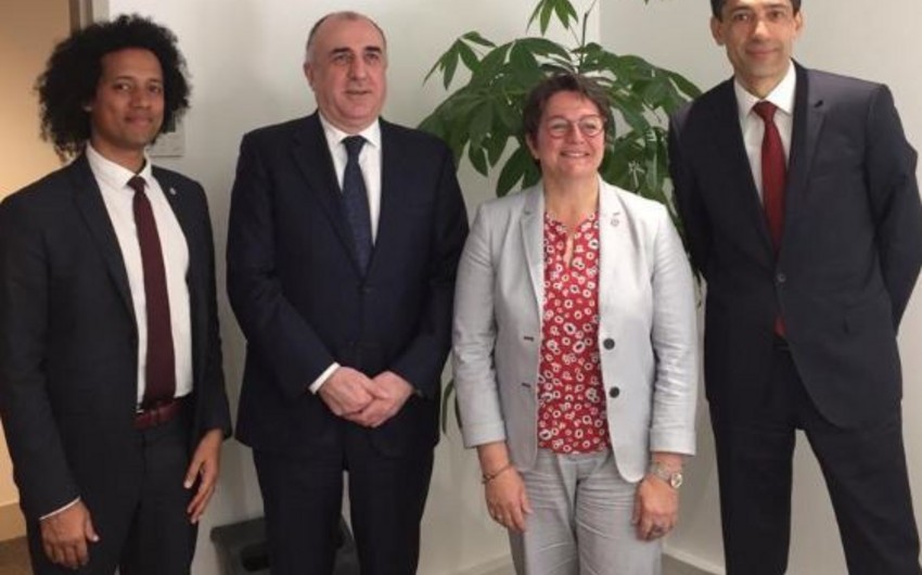 Эльмар Мамедъяров встретился с вице-президентом Национальной ассамблеи Франции