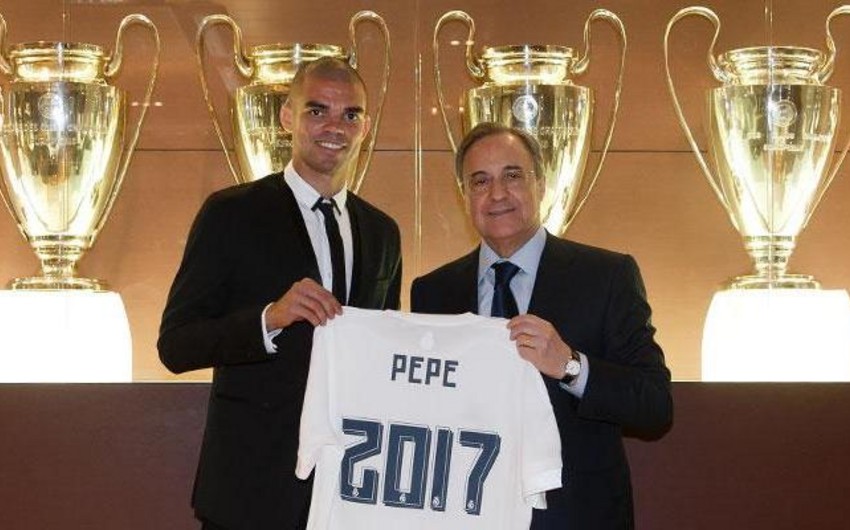Real extended its contract with Pepe
