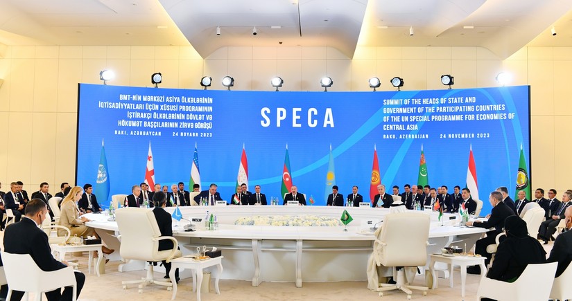 President of Azerbaijan Ilham Aliyev attends SPECA Summit - UPDATED