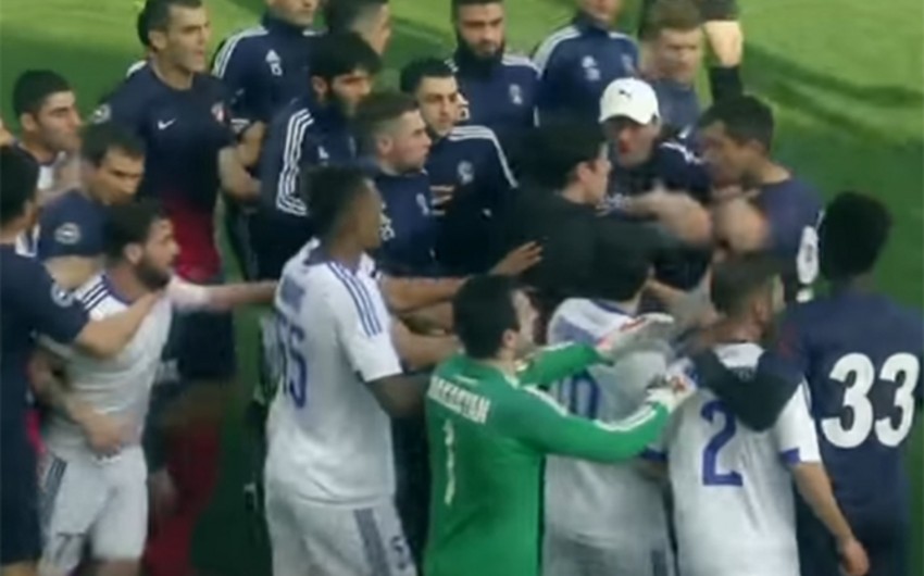 В Турции на матче между казахстанской и армянской командами произошла массовая драка - ВИДЕО